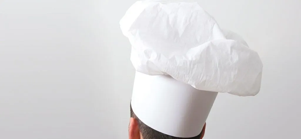 Como hacer un gorro de cocinero - Uniformes Web