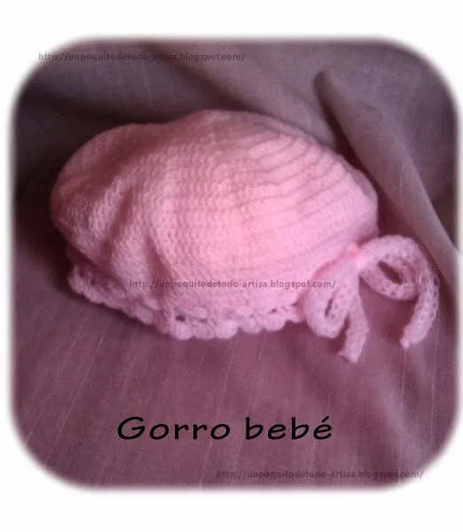 gorro crochet | Aprender manualidades es facilisimo.