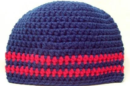 Patron gorro hombre a crochet - Imagui
