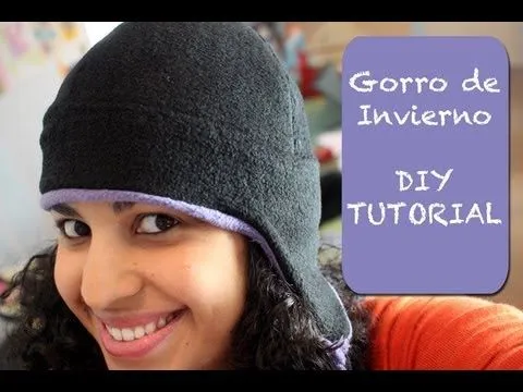 Como hacer un gorro de invierno- Polar/Fleece - YouTube