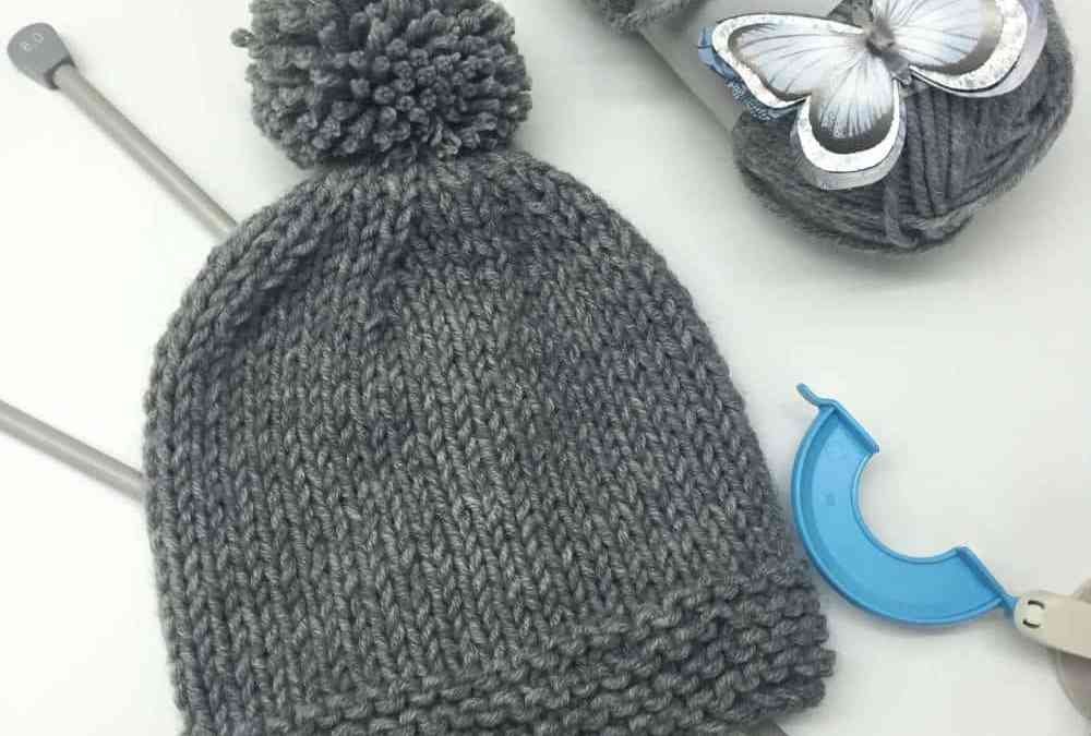 Como hacer un gorro de lana, como tejer a dos agujas paso a paso.