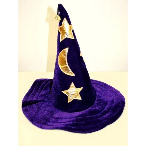 GORRO MAGO MORADO - comprar online en LaCasadelasFiestas.com