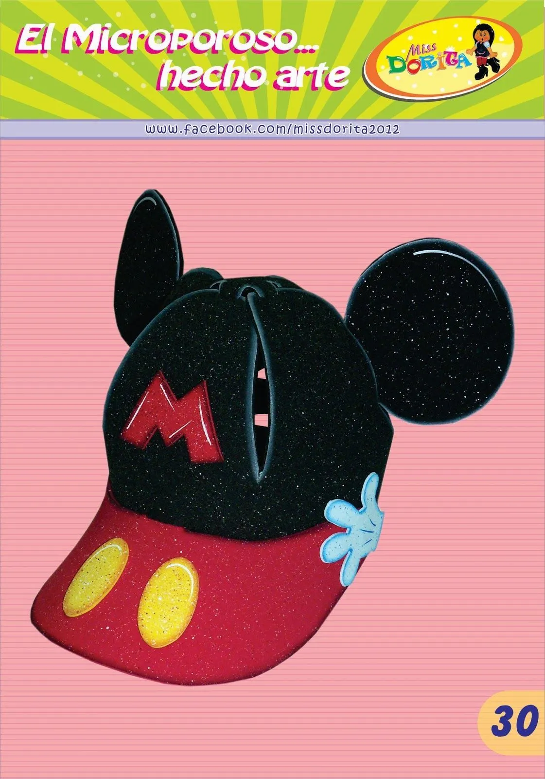 Gorro Mickey #goma #eva #foami #manualidades #hacer #moldes #plantilla  #patrones #fieltro | Gorros de mickey, Gorro de mickey mouse, Diy mickey  ears