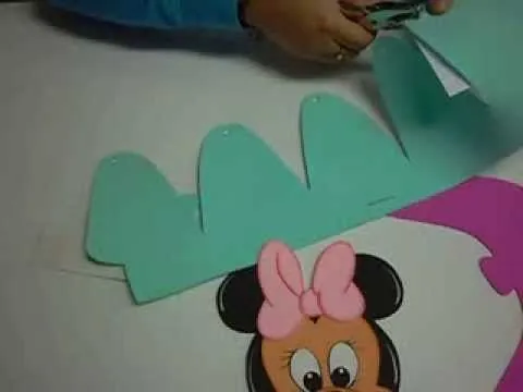 GORRO DE MINNIE EN FOMI, GOMA EVA, MICROPOROSO (PARTE 3) | Fomy ...