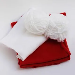 Como hacer un gorro de Papa Noel para bebé - Paperblog