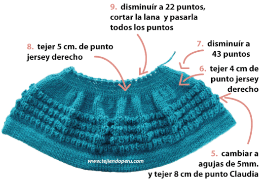 Gorro con visera - Tejiendo Perú