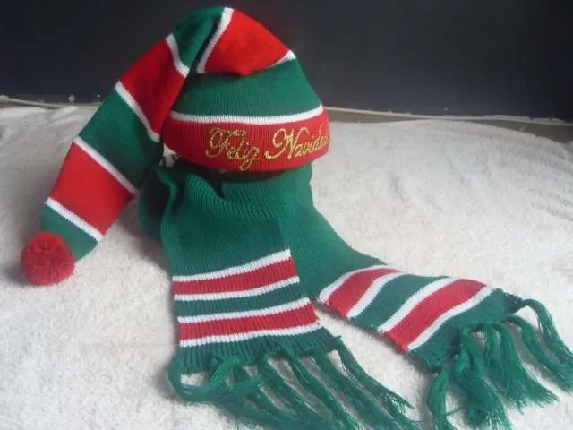 Gorros y bufandas navideñas - tejido de punto - Bogotá, Colombia ...