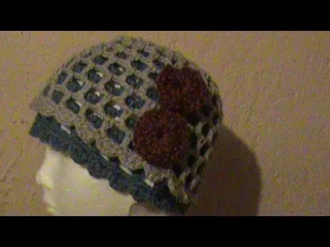 Gorros calados de ganchillo - Imagui
