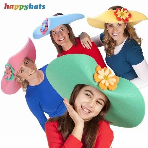 Gorros de Gomaespuma para Fiestas, Cumpleaños, Bodas, Despedidas y  Photocall. - HappyHats.es