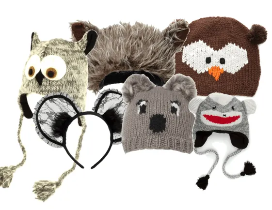 Gorros infantiles de animales - Imagui