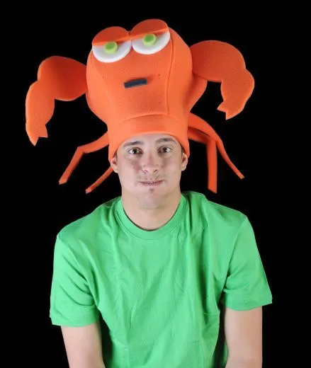 Gorro goamespuma: Cangrejo | Disfraces goma eva | Pinterest