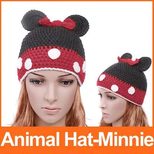 Como hacer gorros de Minnie Mouse - Imagui
