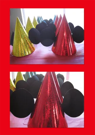 Gorros con orejas de Mickey. Fiestas infantiles.|¡Disfrutando en ...