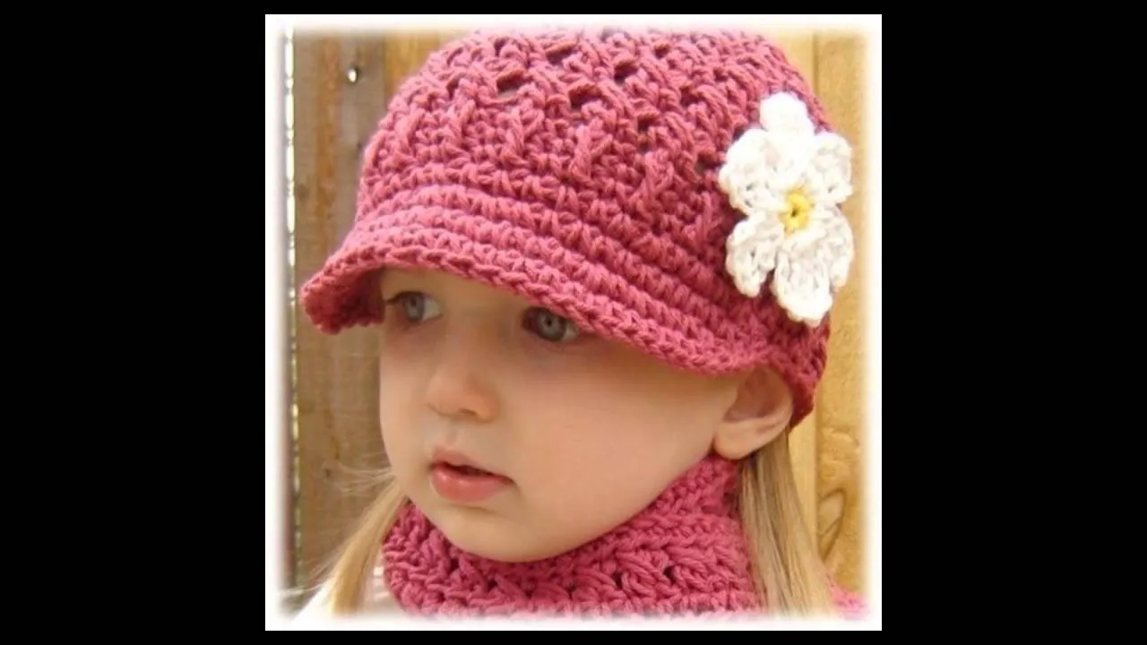 GORROS TEJIDOS A CROCHET PARA NIÑAS - IMAGENES - YouTube