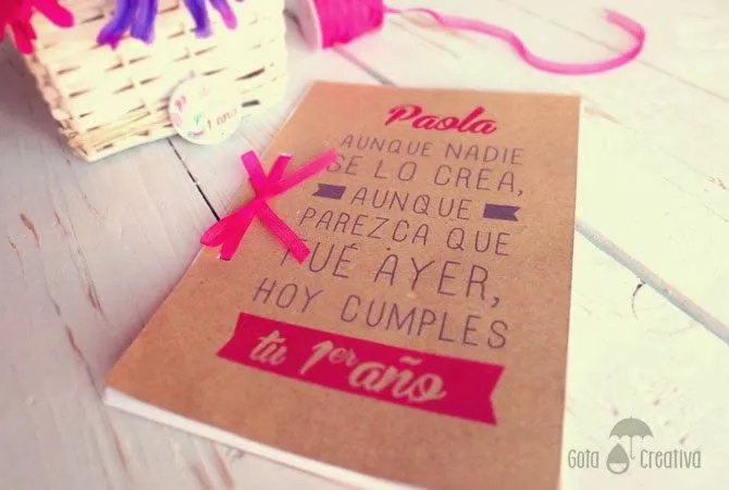 Gota Creativa: ¡Primer cumpleaños de la princesa!