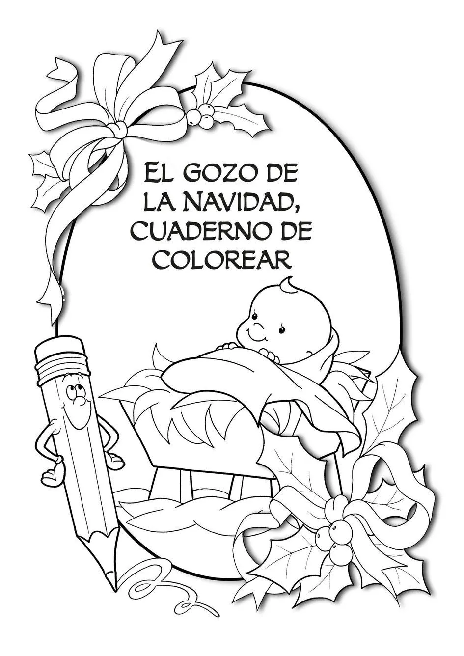 El gozo de la Navidad—Cuaderno de colorear | Rincón de las maravillas