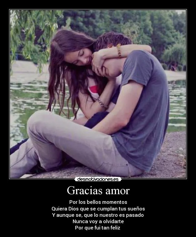 Gracias amor | Desmotivaciones