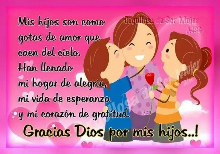 Gracias Dios por mis hijos. | I <3 my kids | Pinterest | Dios