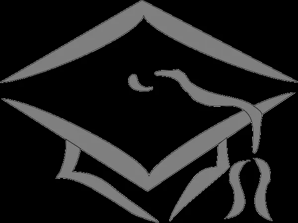 Graduation Silver Hat clip art - vector clip art online, royalty ...