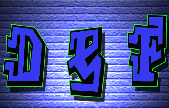 Graffiti 3d Arts: Letras de Graffiti Alphabet A - Z ...