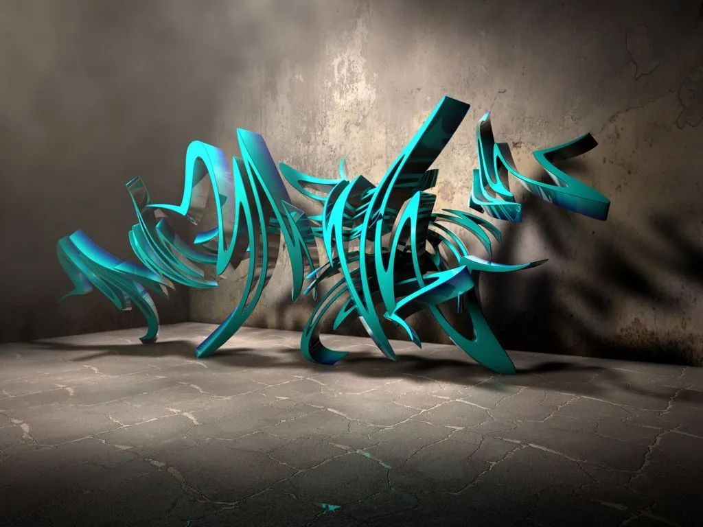 Fondos de graffitis en 3D - Imagui