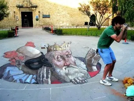 Graffiti 3D, Julian Beever - Paperblog