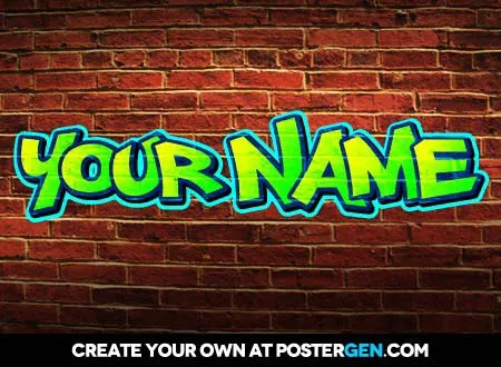 Graffiti Creator - PosterGen.com