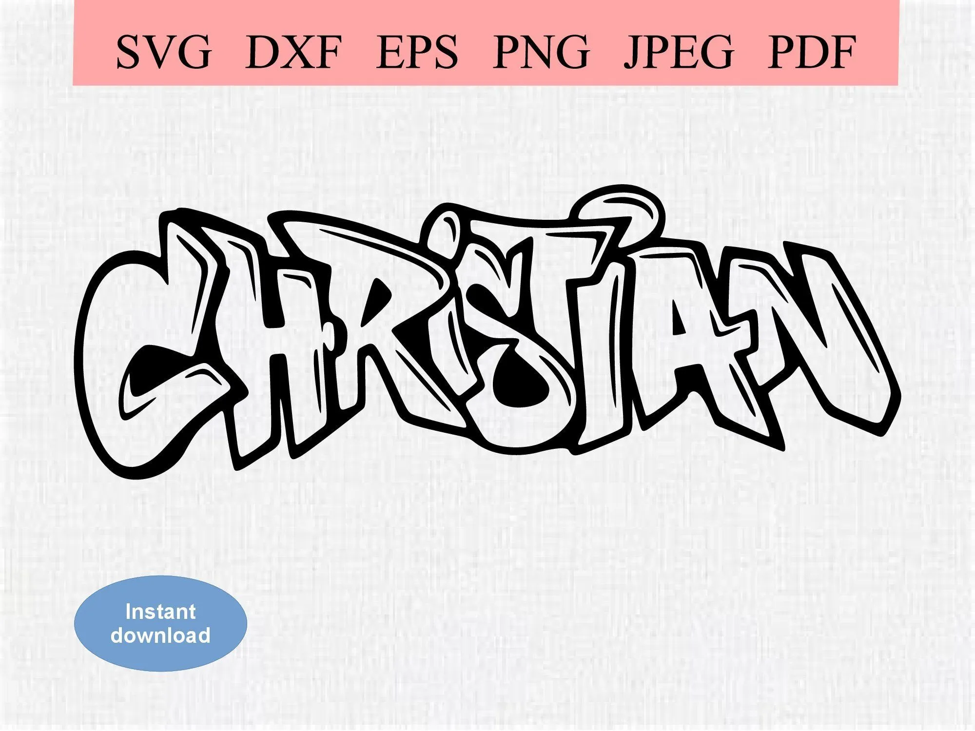 Graffiti cristiano / SVG DXF EPS / Signo de graffiti cristiano dibujado a  mano / Hombre cristiano / Nombre de niño cristiano / Misa católica /  Santísimo Sacramento - Etsy México