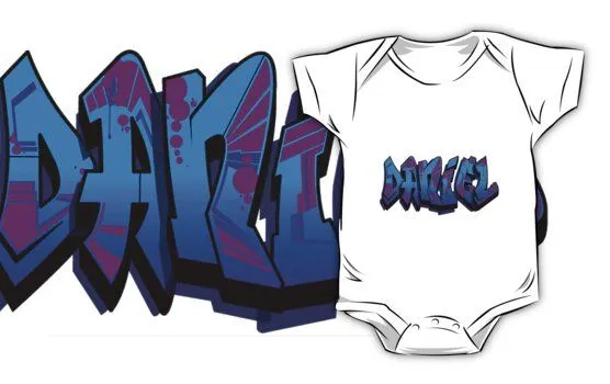 Graffiti - Daniel" Kids Clothes by CostaRicaLads | Redbubble