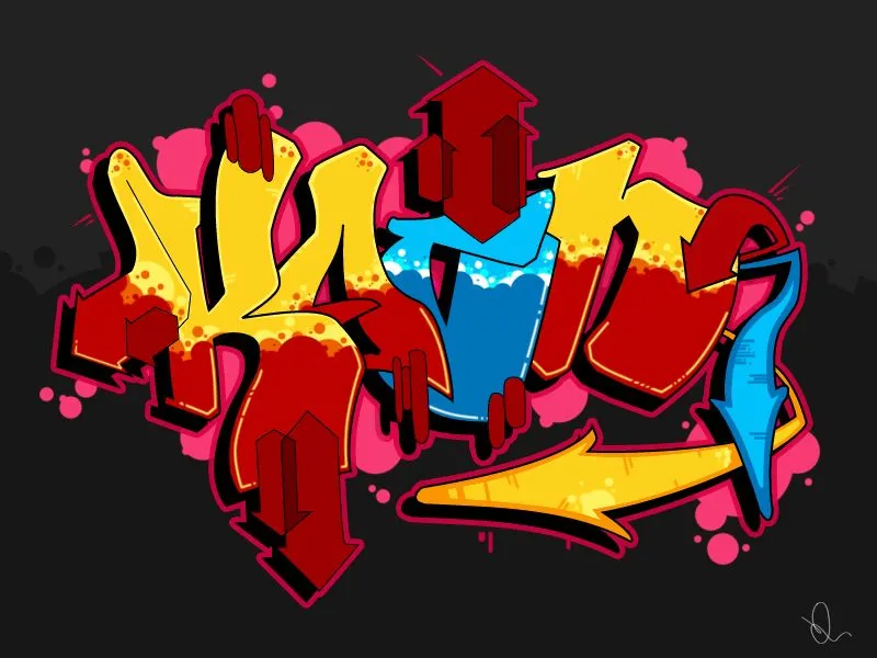 Graffiti FelizCmpleanyosKainer by DJC87 on DeviantArt