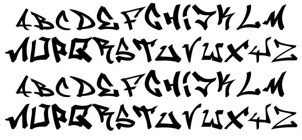 Graffiti font by Kenny Izatt - FontRiver