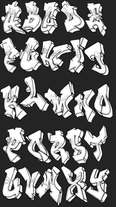 Graffiti Alphabet on Pinterest | Graffiti Lettering, New York ...