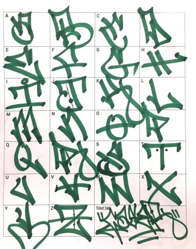 Graffiti Letters: 61 Artists Share Styles