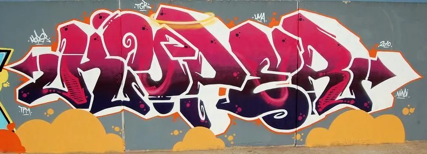 Graffiti rosas - Imagui