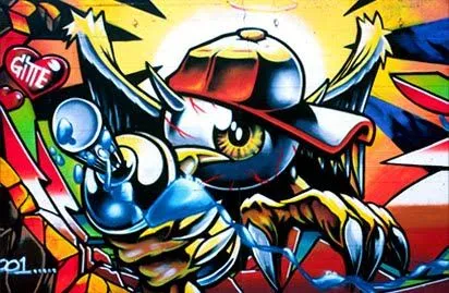 Graffitis Nooty Crew: Un Par de Graffitis En Hoja De "Nash"