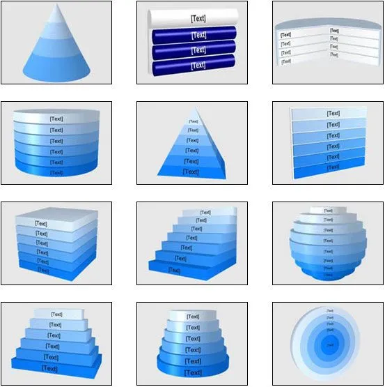 Gráficos 3D para presentaciones en PowerPoint | Plantillas Power Point