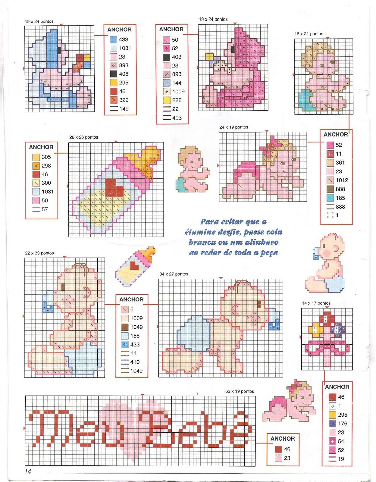 Gráficos ponto cruz: Infantil