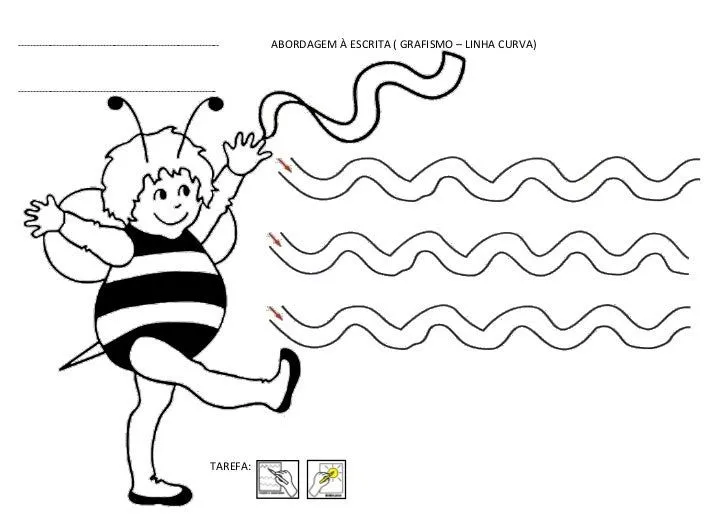 Grafismo serpentinas 3 anos