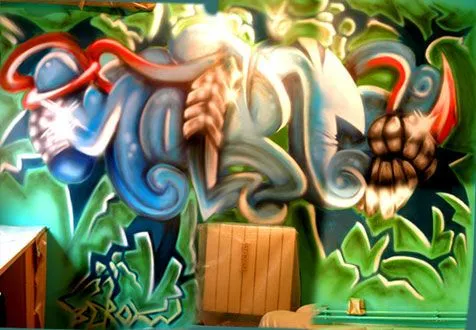 grafiti y estencil: grafiti y strencil en la UPTC