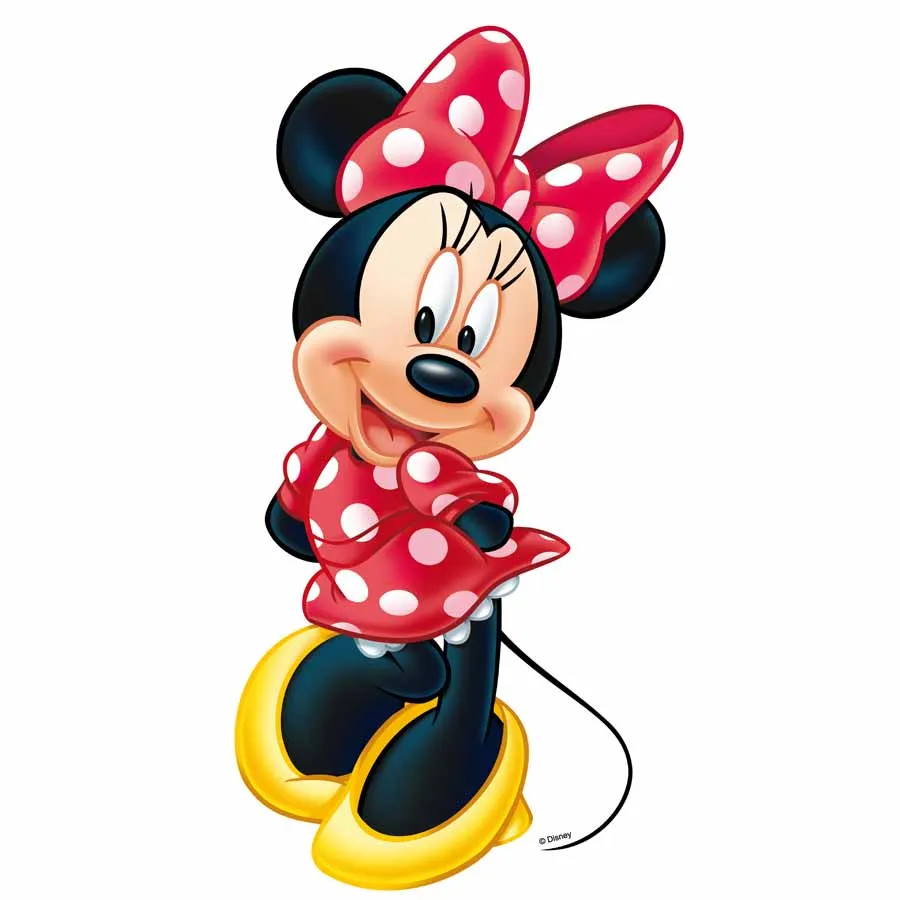 Grande silhouette en azyme minnie debout pour l'anniversaire de ...