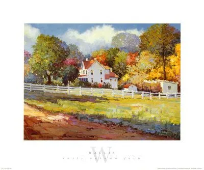 Granja a comienzos del otoño Láminas por Kent Wallis en AllPosters.