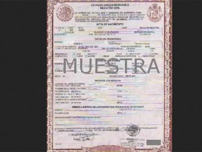 A partir de hoy será gratis en el DF primer copia del acta de ...