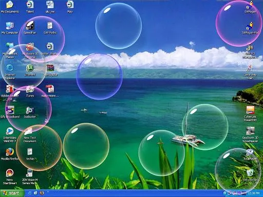 Protectores de pantalla con movimiento burbujas - Imagui