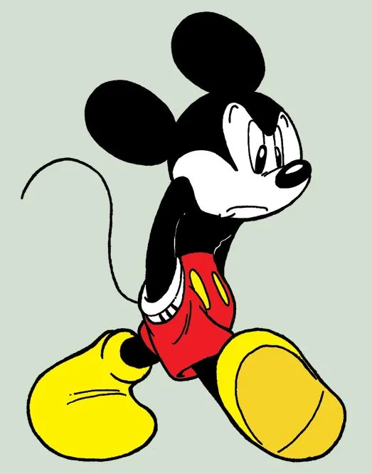 Grumpy Mickey Mouse by jongraywb on deviantART