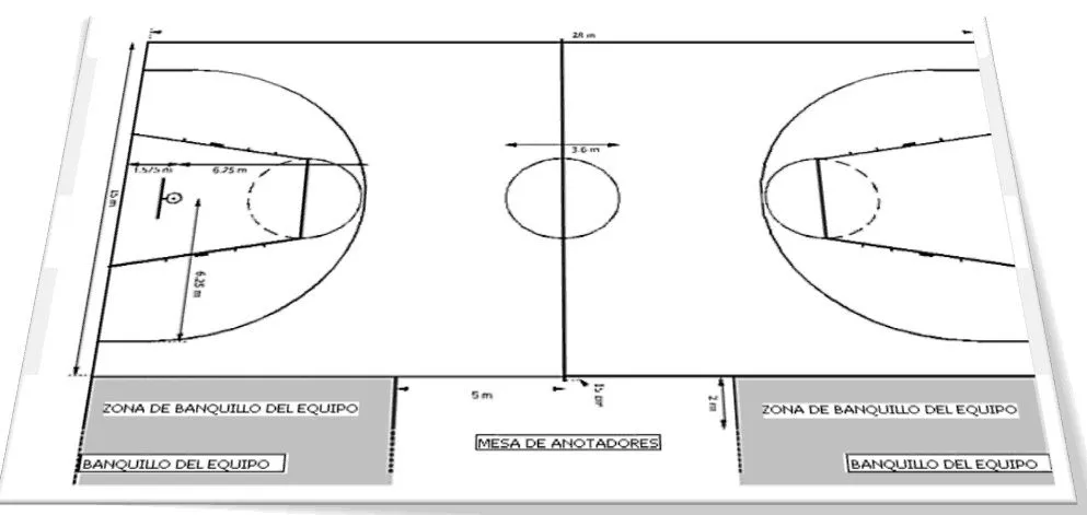 GRUPO A5: CAMPO DE JUEGO (Baloncesto) | EDUCACIÓN FISICA