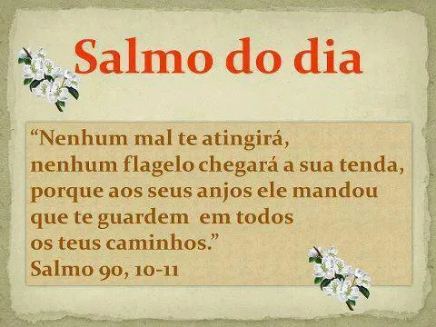 GRUPO DE ORAÇÃO CHAMA DO AMOR: Salmo 90