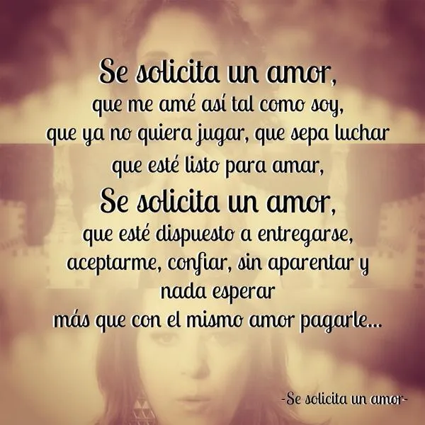 Grupo Pandora on Twitter: "Se solicita un amor, que me amé así tal ...