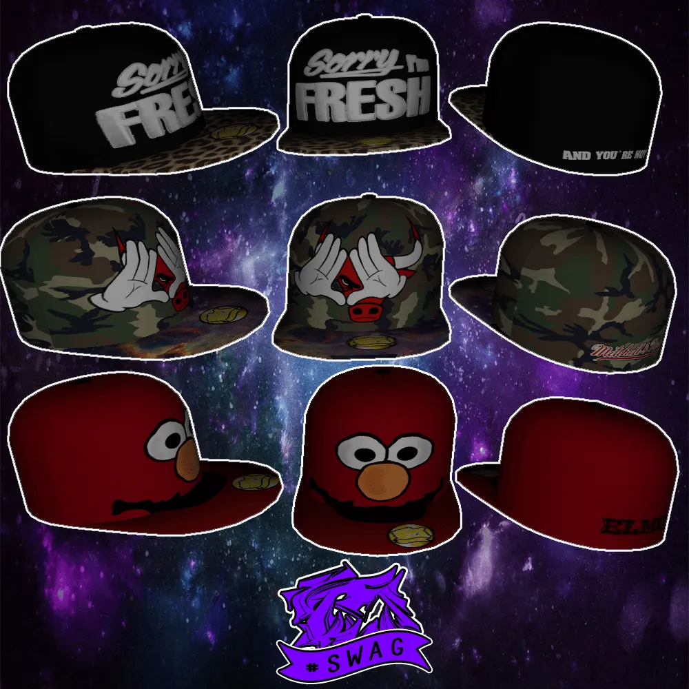 Gta Sa Clothing: Gorras planas T.I.P V2 & V4