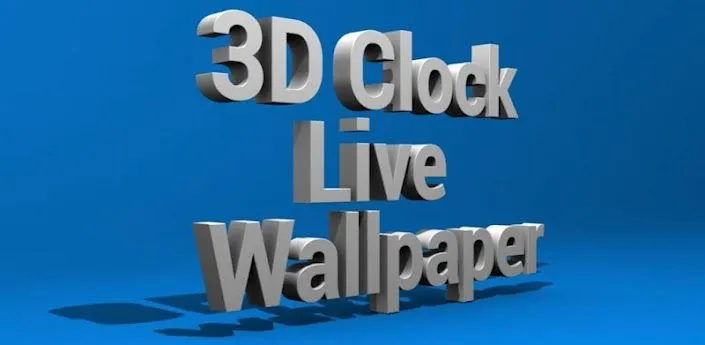 Gti-apk , android apps: 3D Clock Live Wallpaper v1.