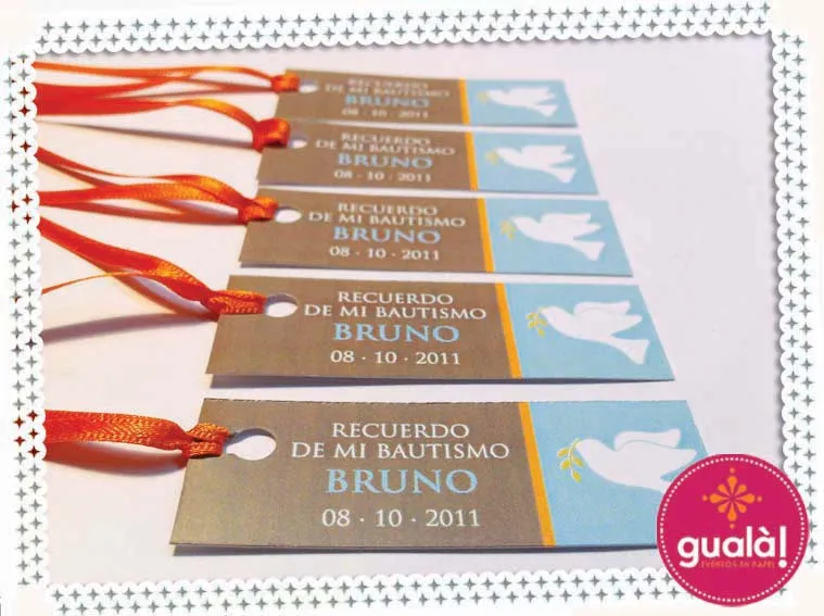 Gualà! eventos en papel: BAUTISMO BRUNO + CUMPLE GUIDO